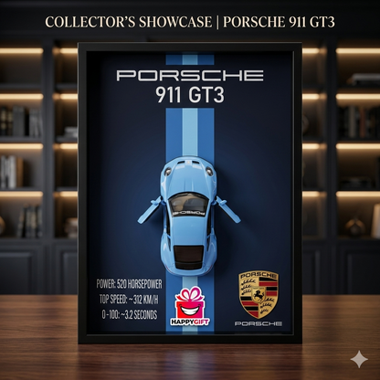Porsche 911 GT3 Collector’s Edition – Premium 3D Display Frame