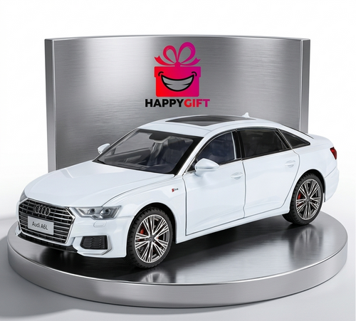 1:18 Scale Audi A6L Diecast Model Car – White