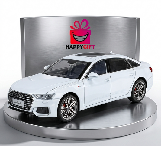 1:18 Scale Audi A6L Diecast Model Car – White