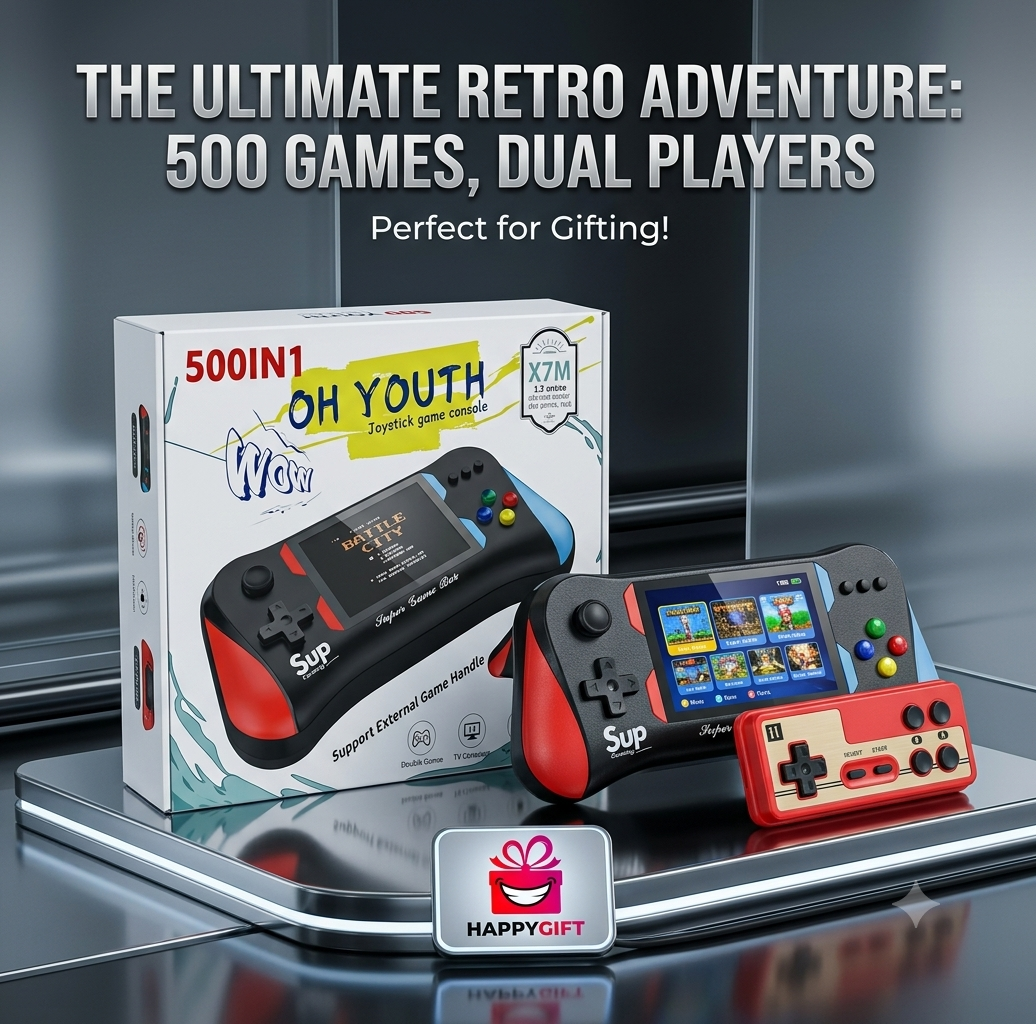 The Ultimate 500-in-1 Retro Gaming Console Experience