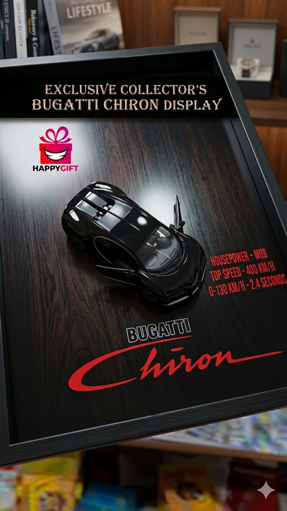 The Ultimate Bugatti Chiron Collector’s Masterpiece – Limited Edition Display