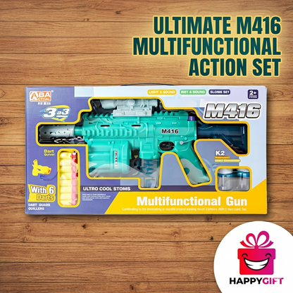 Ultimate 3-in-1 M416 Blaster Set: The Perfect Action Toy for Kids!