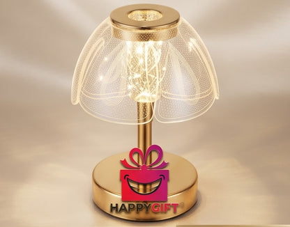"The Gilded Glimmer Gift Collection: Premium Crystal & Gold Touch Lamps"