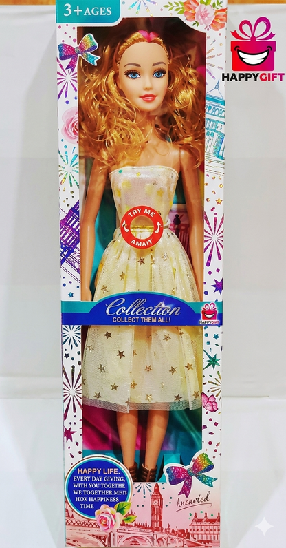 Fashion Doll – Elegant Parisian Style with Pink Streaked Hair
