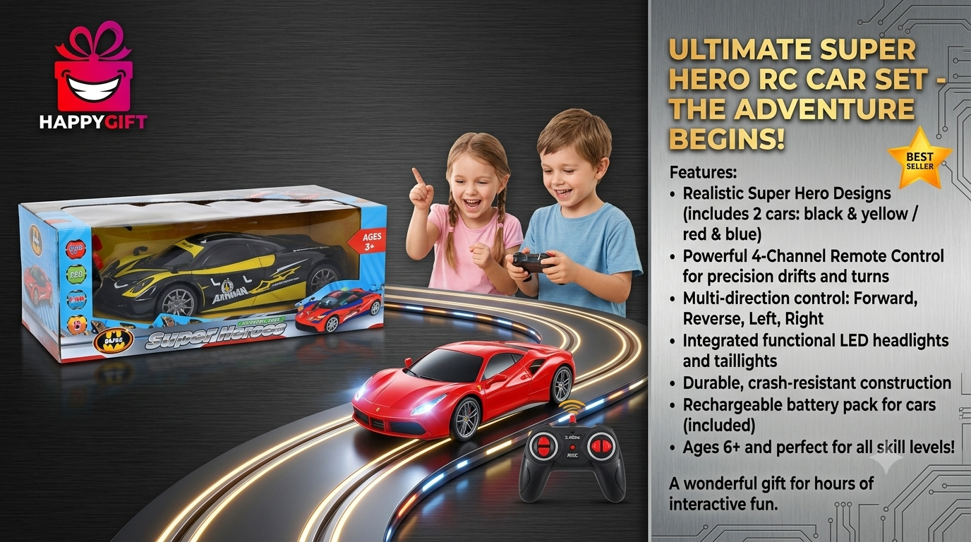 Ultimate Batman Pagani-Style RC Racer – The Perfect Gift of Joy!