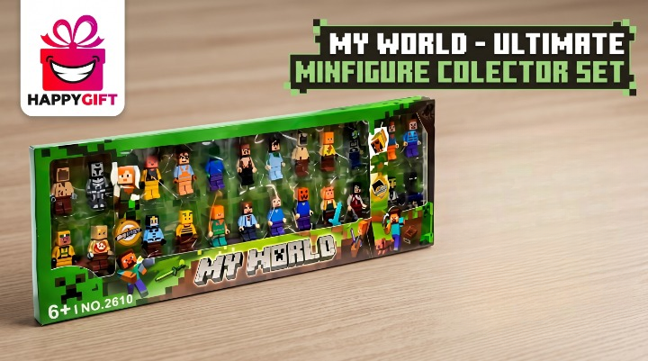 My World Ultimate Minifigure Collector Set – 20+ Detailed Building Heroes!