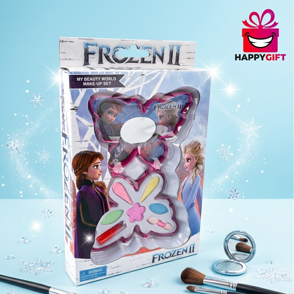 Disney Frozen 2 My Beauty World Kids Makeup Set – Safe & Washable Cosmetic Kit