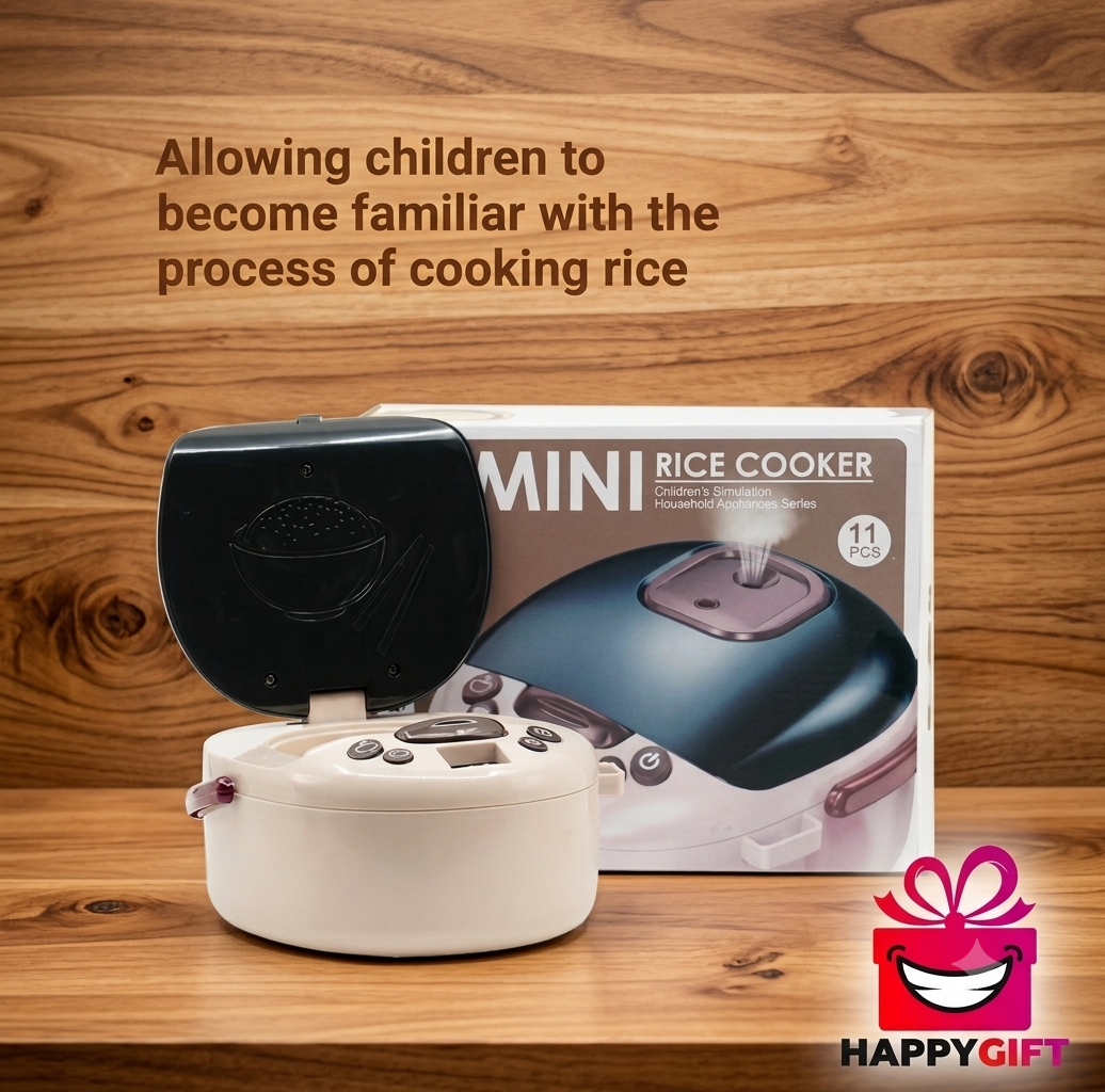 Kids' "Mini Rice Cooker" Simulation Playset