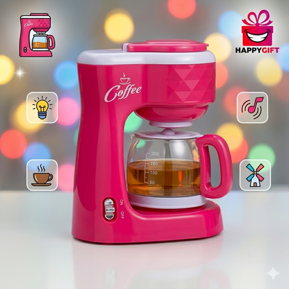 Kids Realistic "Home Appliance" Coffee Machine Toy with Lights & Sounds