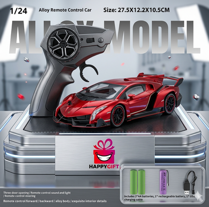 Premium 1:24 Scale Alloy R/C Off-Road Sport Car – Durable Cross-Obstacle Performance