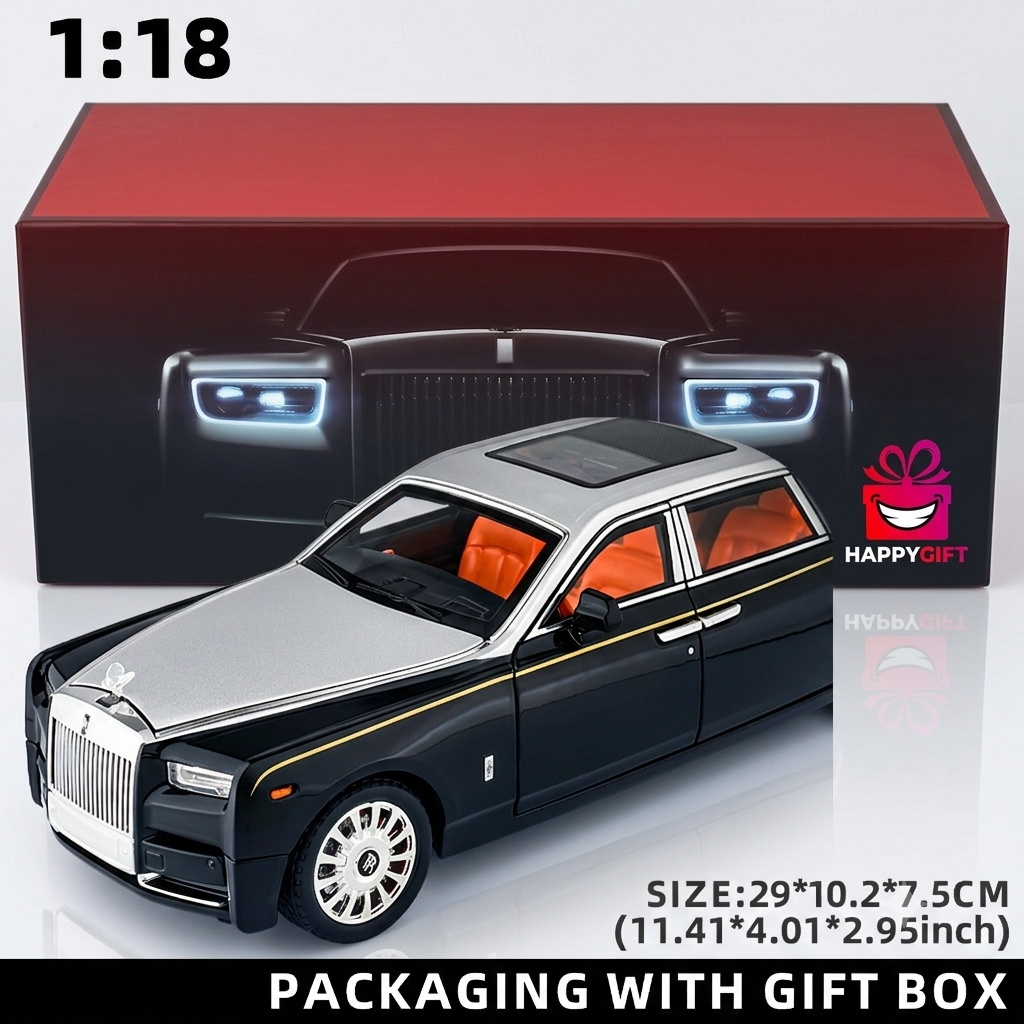 Premium 1:18 Luxury Die-Cast Sedan Collector’s Edition – Exquisite Craftsmanship with Gift Box