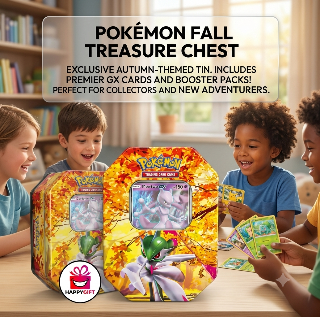 Ultimate Pokémon Autumn Treasure Collector’s Tin – Limited Edition Set