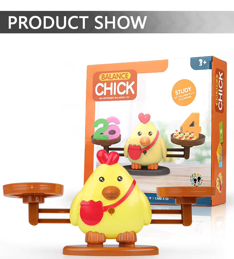 Balance Chick Math Learning Toy – Number & Counting Scale for Kids