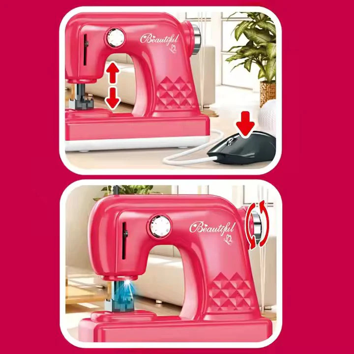 Sewing Machine Toy Playset – Interactive Home Appliance Toy for Kids