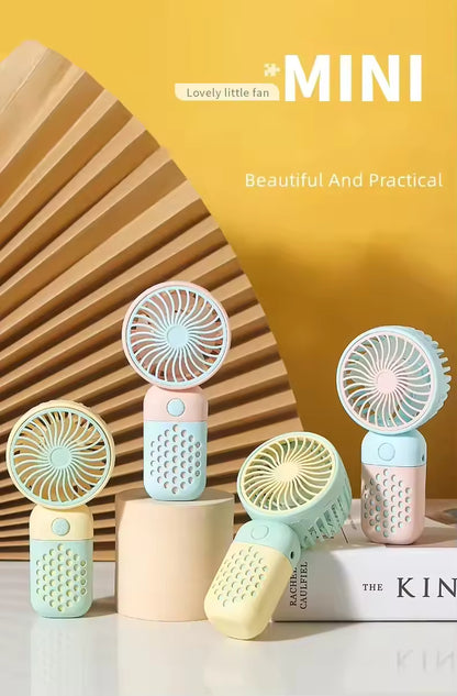 Mini Handheld Portable Fan – Compact & High-Velocity Airflow