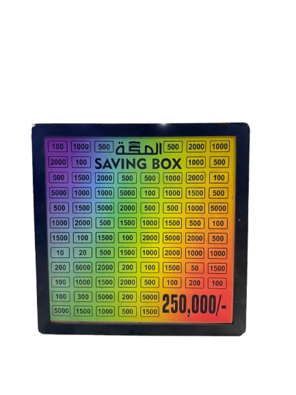"Umrah Saving Box – 210,000 PKR Goal"
