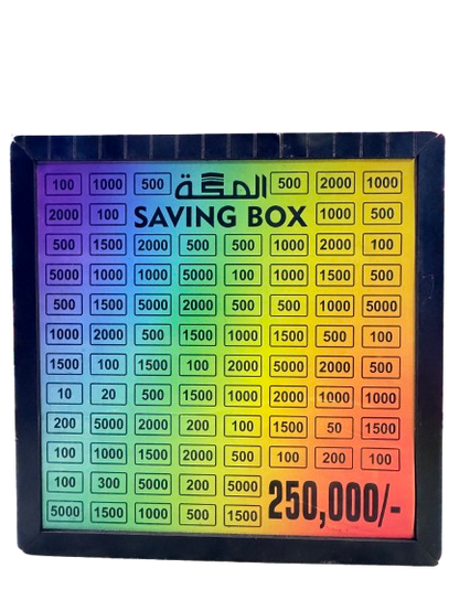"Umrah Saving Box – 210,000 PKR Goal"