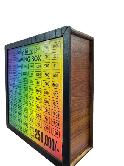 "Umrah Saving Box – 210,000 PKR Goal"