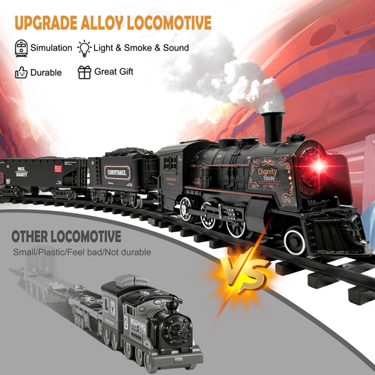 Metal Alloy Model Train Set