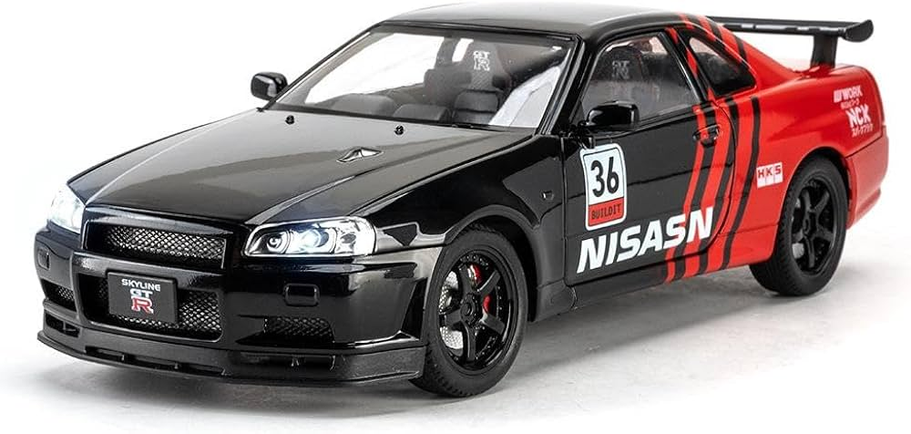 Nissan GTR R34 Skyline Alloy Die-Cast Model