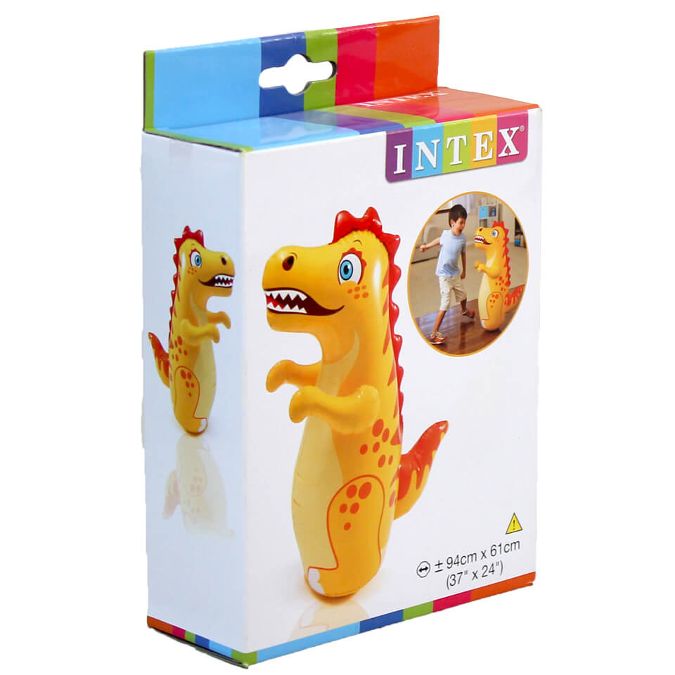 Intex 3D Dinosaur Bop Bag – 37" Inflatable Punching Toy for Kids