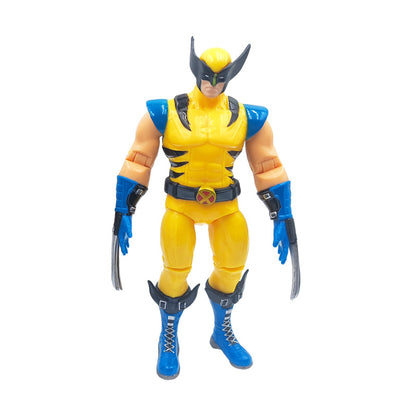 Wolverine Action Figure - Classic X-Men Yellow & Blue Suit Collectible Toy