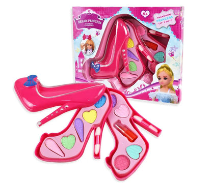 HappyGift Ultimate Kids Splash & Style Summer Bundle - Inflatable Pool, Jenny Doll & Princess Makeup Set