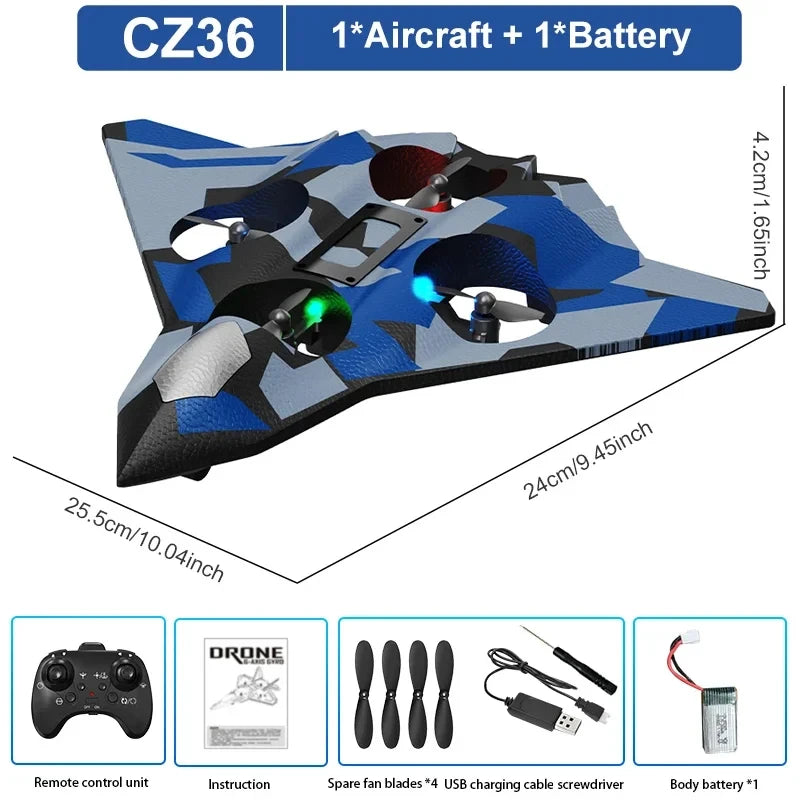 Stealth Blue Camo H23/CZ36 Interstellar Recon Drone
