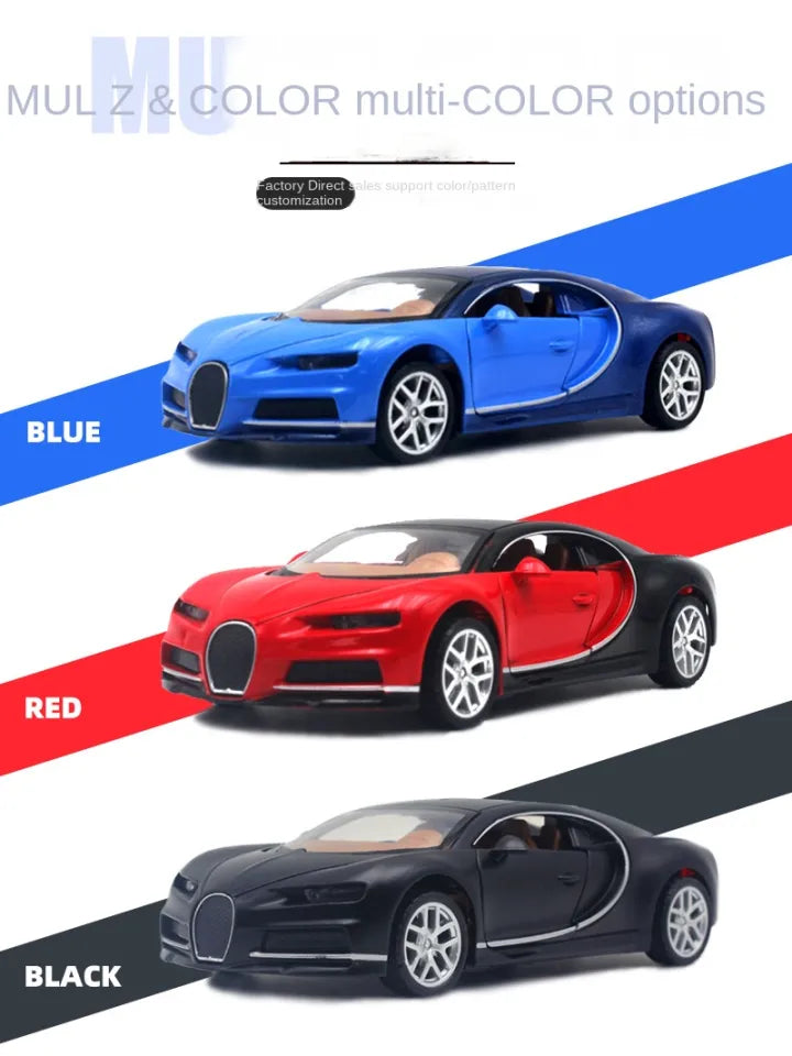 Premium Alloy Sports Car Model – Die-Cast Collectible Toy Car with Opening Doors & Realistic Details