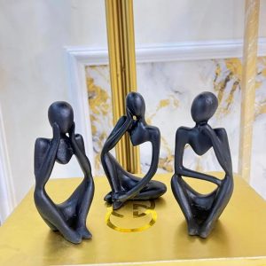 Modern Abstract Thinker Sculptures