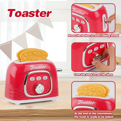 Toaster Toy – Interactive Kitchen Playset with Realistic Bread Maker & Sound Effects for Toddlers