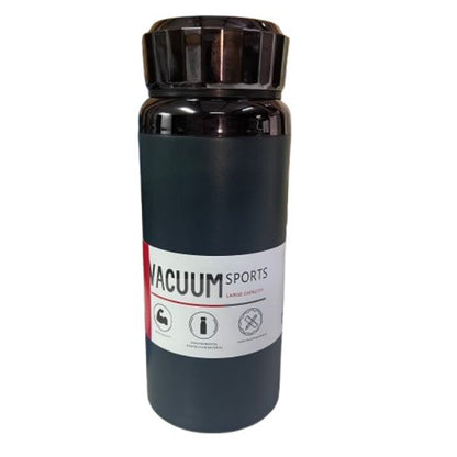 Black Vacuum Sports Insulated Bottle Hot and Cold