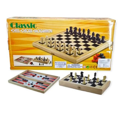 CLASSIC CHESS. CHECKER. BACKGAMMON