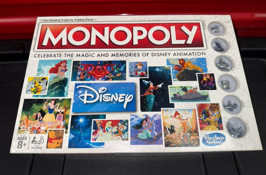 MONOPOLY CELEBRATE THE MAGIC AND MEMORICES OF DISNEY ANIMATION