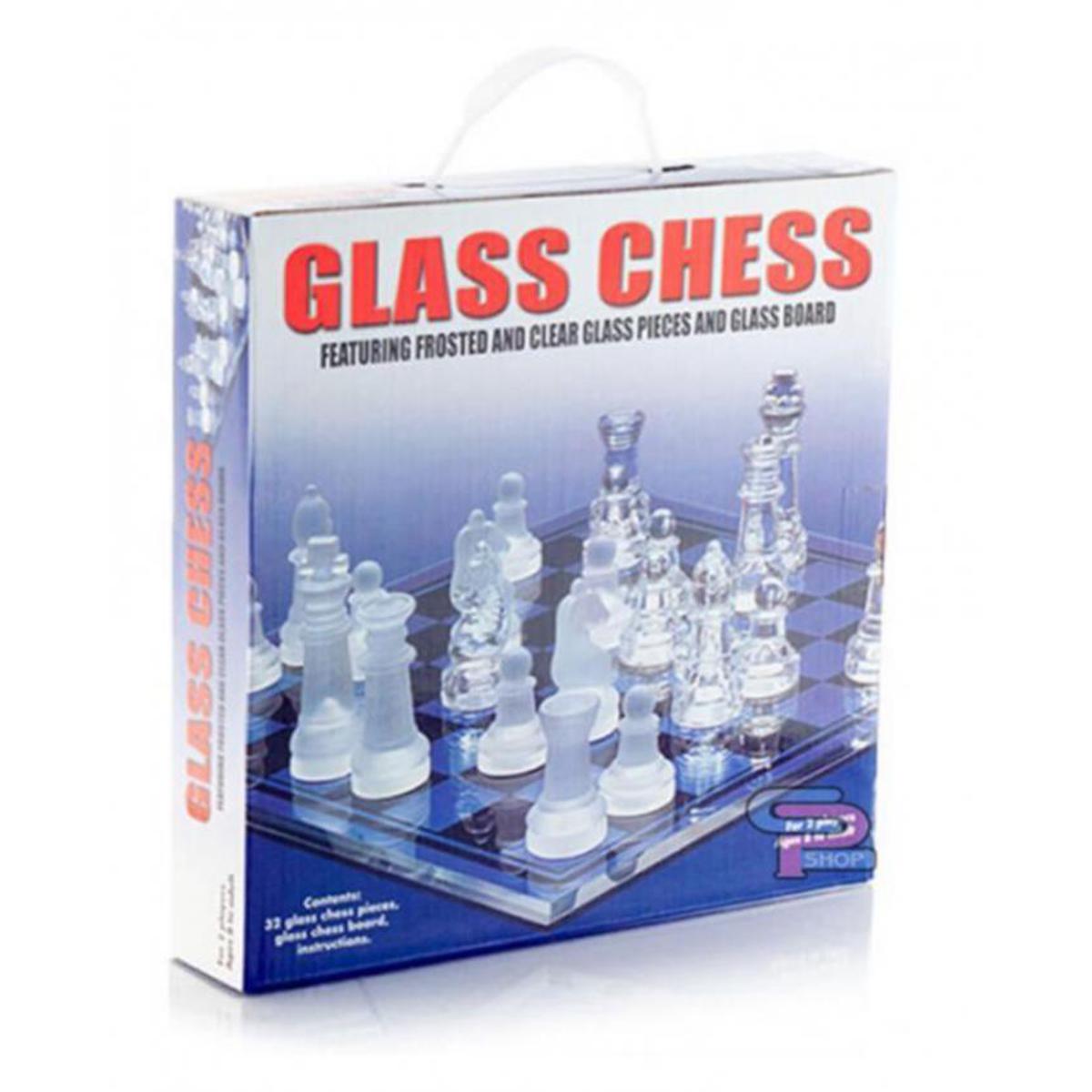 GLASS CHESS BOARD GAME