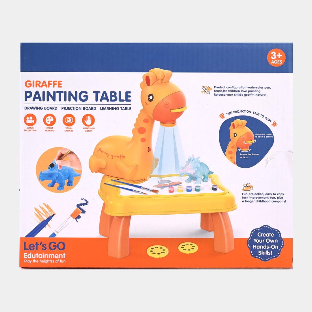 Giraffe Painting Table