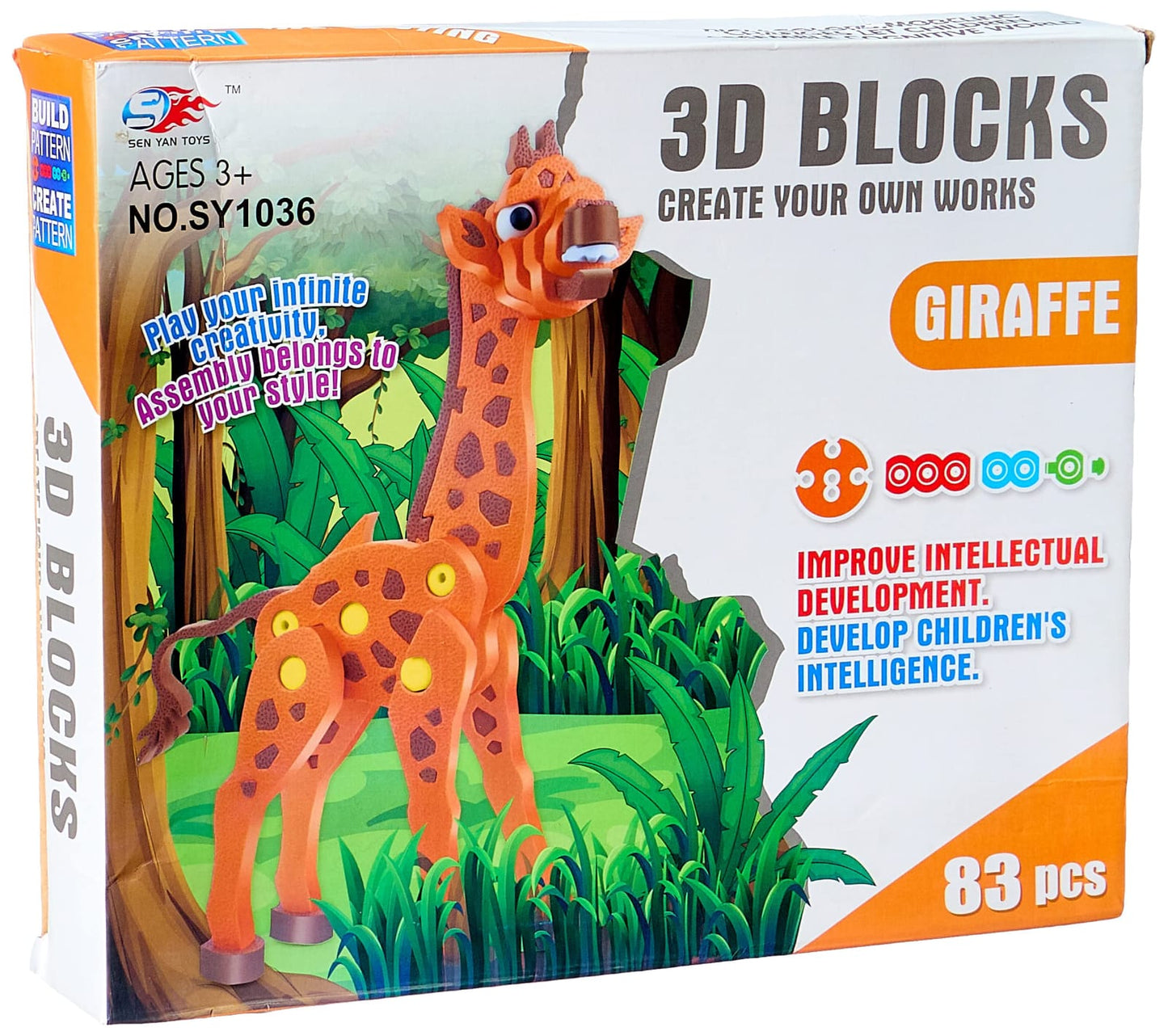 3D Blocks – Create Your Own Giraffe
