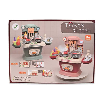 Taste Kitchen Interactive Mini Chef Playset with Safe Steam Spray & Running Water