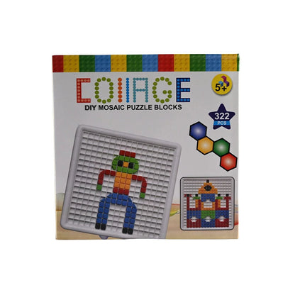 COLLAGE DIY Mosaic Puzzle Blocks Set
