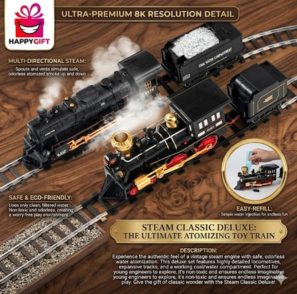 Retro Simulation Steam Locomotive Set