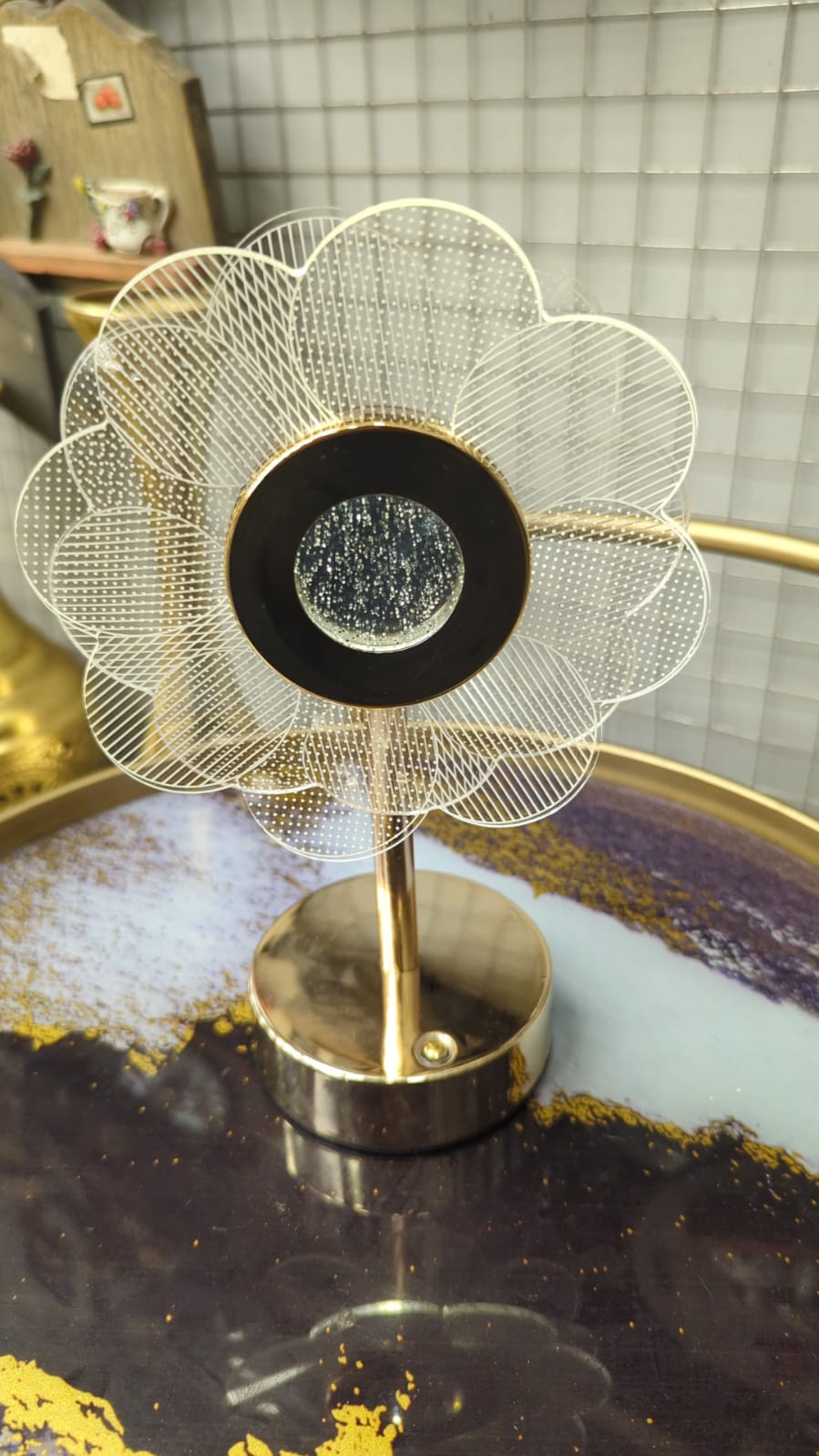 "The Gilded Bloom Gift Collection: Premium Crystal & Gold Illumination"
