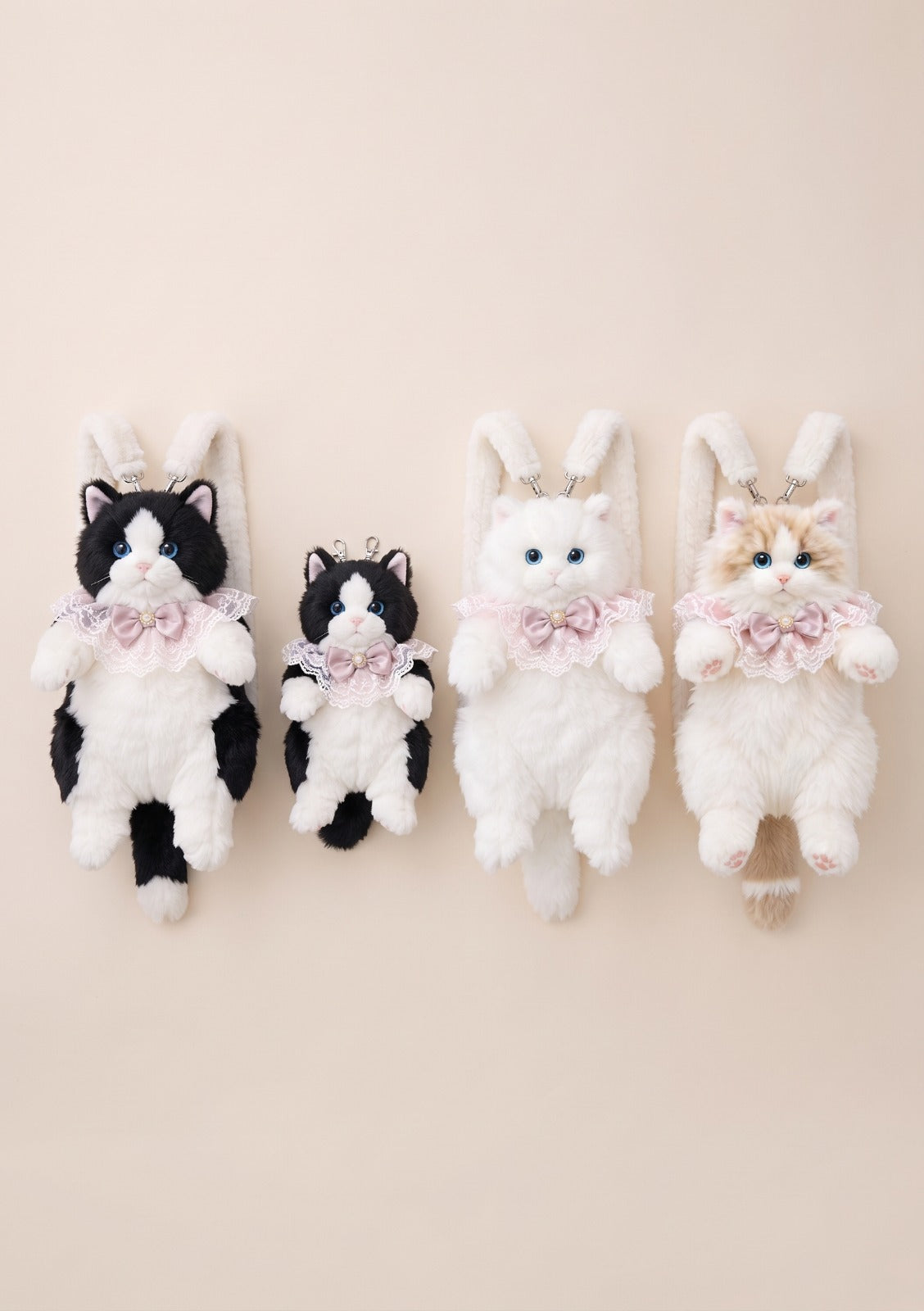 The Whimsical Ragdoll Kitten Backpack — Ultra-Realistic Plush Cat Bag
