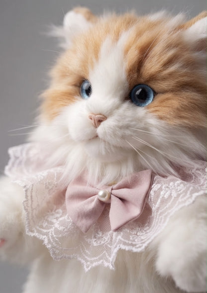 The Whimsical Ragdoll Kitten Backpack — Ultra-Realistic Plush Cat Bag