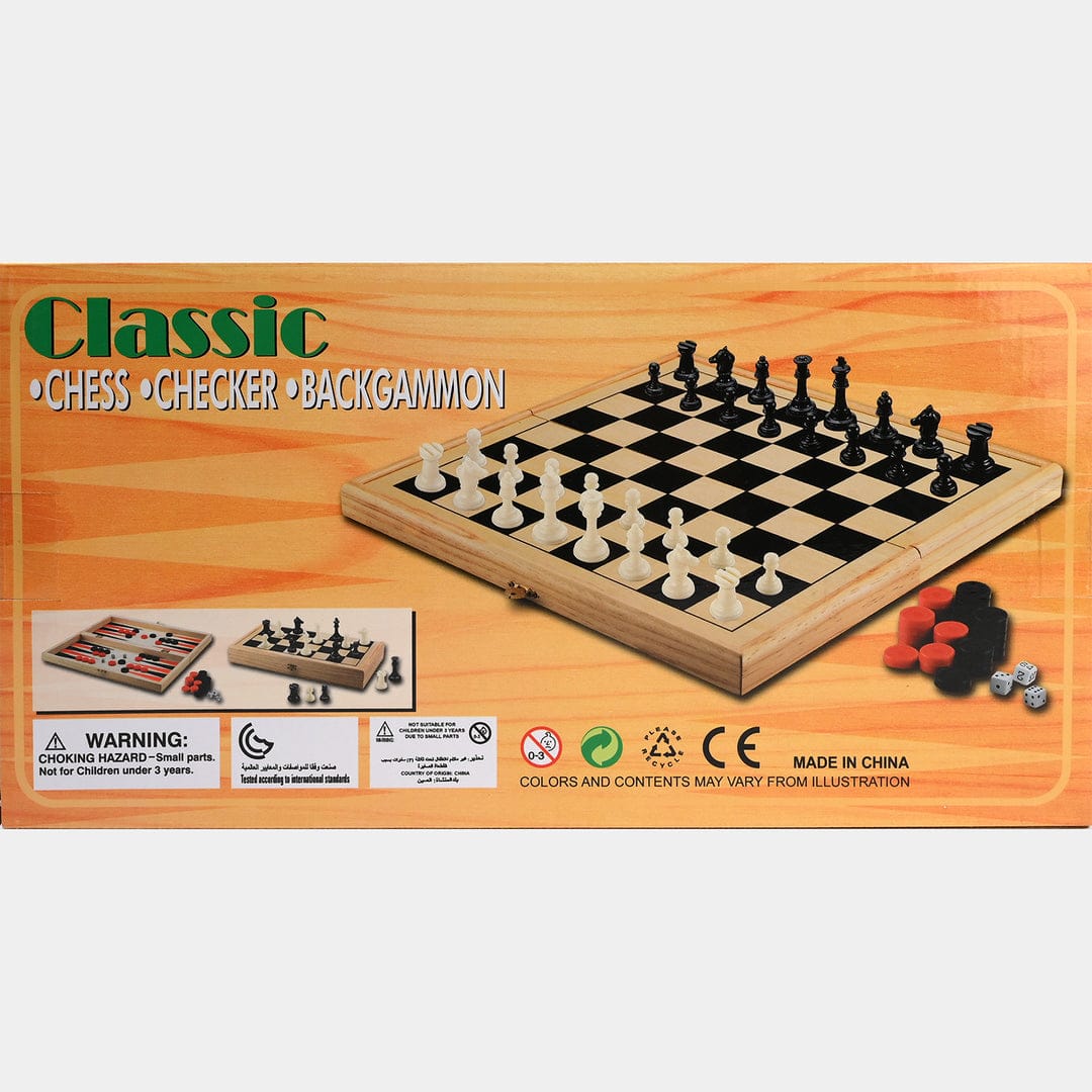 CLASSIC CHESS. CHECKER. BACKGAMMON