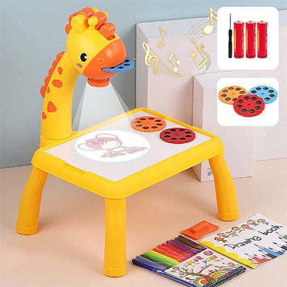 Giraffe Painting Table