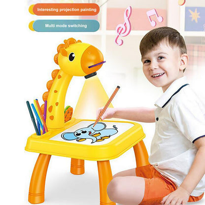 Giraffe Painting Table