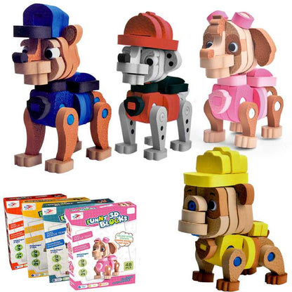 Funny 3D Blocks – Dog Rescue Team