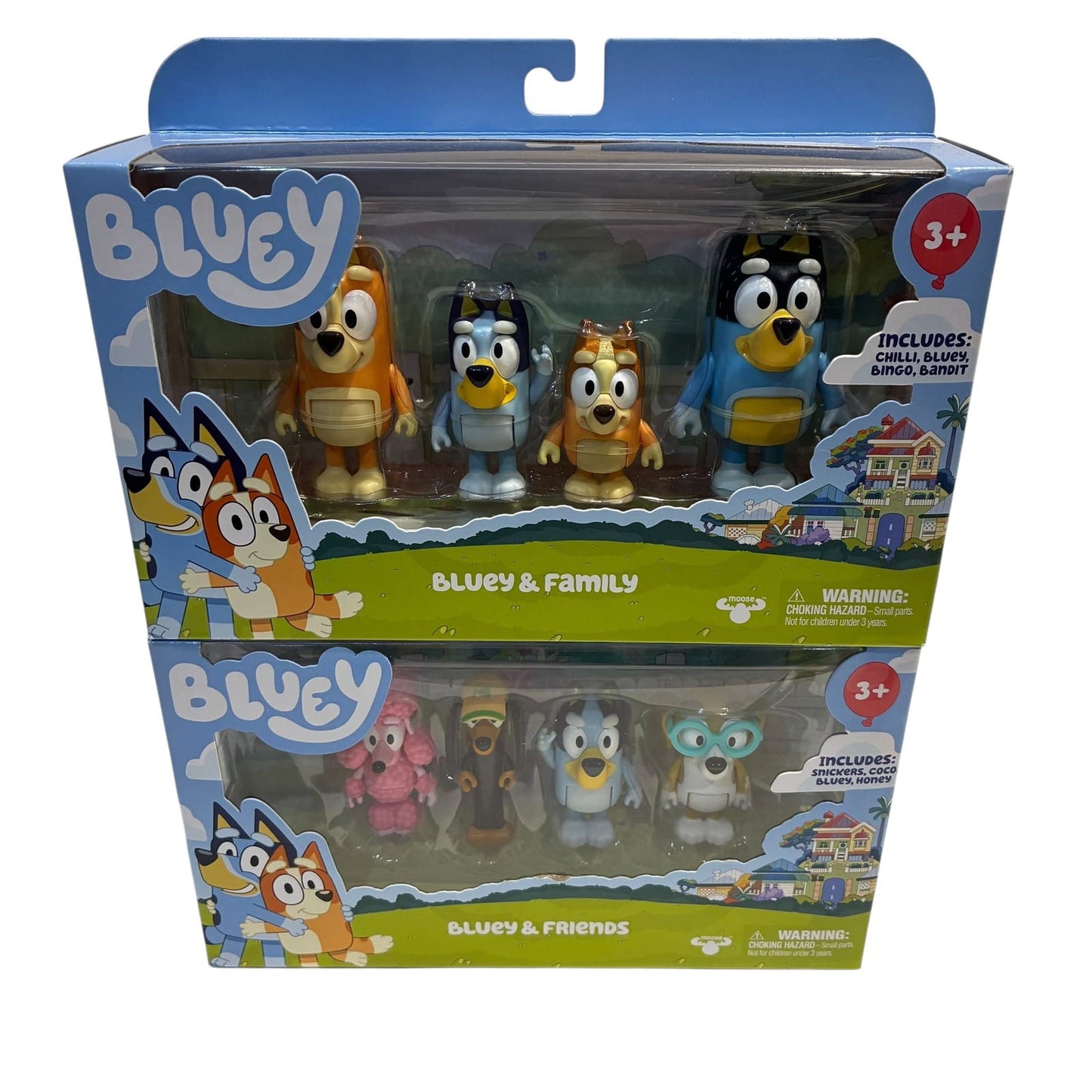 Bluey & Family 4-Pack Figure Set