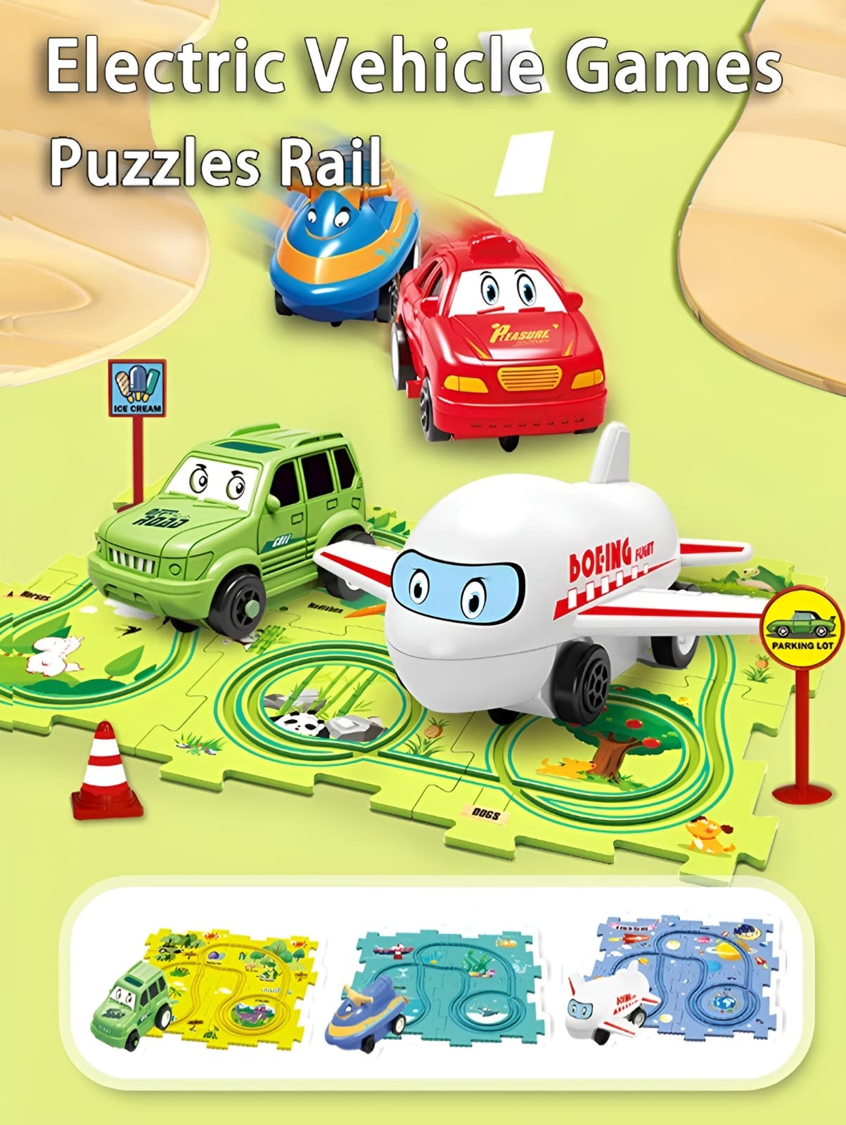 Fenming Railcar Puzzle Set