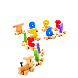 Digital Wooden Small Train